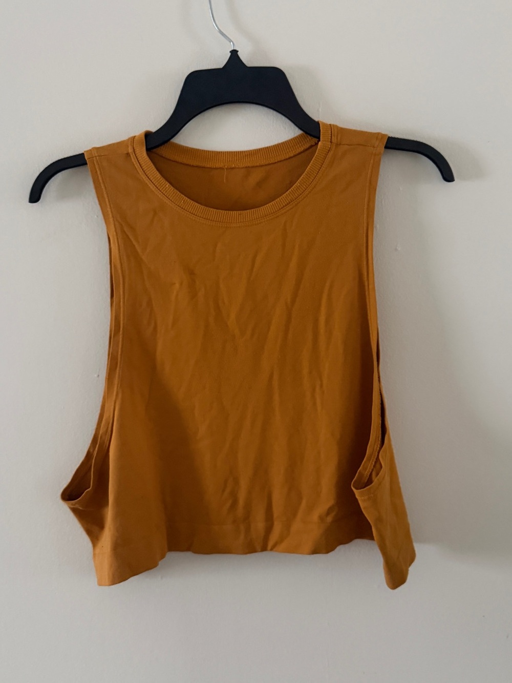 Women's Muscle Tank in Rusty Orange